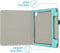 imoshion E-reader Hoesje - Geschikt voor Kobo Sage - Vegan Leather Bookcase - Lichtblauw