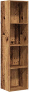 vidaXL - Boekenkast/tv-meubel - 36x30x143cm - bewerkt - hout - oud - houtkleurig