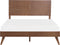ISTRES - Tweepersoonsbed - Donkere houtkleur - 180 x 200 cm - MDF