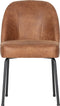 BePureHome Vogue Eetkamerstoel - Leer - Cognac - 83x50x59