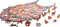 UNIDRAGON Houten Puzzel Voor Volwassenen Dier - Voorzichtige Lynx- 105 stukjes - Small 17x25 cm