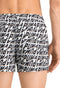 PUMA SWIM MEN WAVE AOP SHORT SHORTS - Golvende print - Wit/Zwart