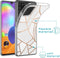 iMoshion Hoesje Geschikt voor Samsung Galaxy A31 Hoesje Siliconen - iMoshion Design hoesje - Wit / Meerkleurig / Goud / White Graphic