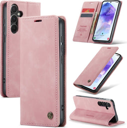 Casemania Samsung Galaxy A13 4G & A13 5G - Wallet Book Case - 2 pashouders - Pale Pink