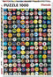 Piatnik Crown Caps - Legpuzzel 1000 stukjes - Stimuleert logisch denken - Multicolor