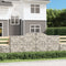 vidaXL - Schanskorven - 4 - st - gewelfd - 300x50x120/140 - cm - ijzer