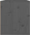 vidaXL - Wandkast - 45x30x35 - cm - massief - grenenhout - grijs