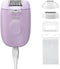 Philips Epilator Series 4000 BRE257/00 - Epilator met snoer - 2-in-1 Epileer & Scheer - Paars