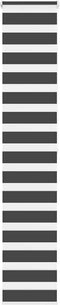 vidaXL - Zebra - rolgordijn - 45x200 - cm - stofbreedte - 40,9 - cm - zwart