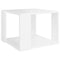 vidaXL - Salontafel - 40x40x30 cm - bewerkt hout - wit