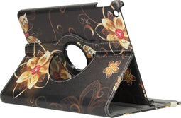Tablet Hoes Geschikt voor Apple iPad 9 (2021) 9e generatie / Apple iPad 7 (2019) 7e generatie / Apple iPad 8 (2020) 8e generatie - 360° Draaibare Design Bookcase - Meerkleurig /Butterfly Flower