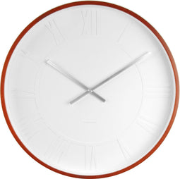Karlsson Mr White Roman - Klok - Rond - Metaal - Ø52.5 cm - Bruin