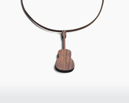 Houten Ketting – Gitaar – Walnoot