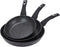 Edënbërg Koekenpannenset - 3-delig - 20/24/28 cm - anti-aanbaklaag - Zwart