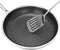 Honingraat Heavy Duty anti-aanbak Koekenpan - Steelpan - wok - met deksel 30 cm - Gas - Elektrisch - Inductie - Oven