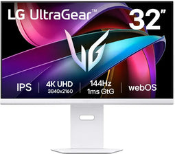 LG UltraGear 32G810SA-W - Monitor - 32" 4K UHD 144Hz IPS NVIDIA G-SYNC AMD FreeSync - Wit