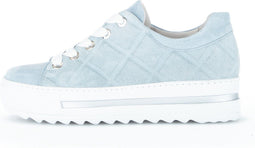 Gabor 86.496 - Dames Sneakers - Vlotte instapper op sportieve sneakerzool - Blauw