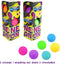 Neon knijpballen - Fidget Toys - Set van 3 - 5 cm (3 stuks)