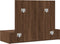 vidaXL - Wandkaptafel - in - Bruin - Eiken - 100x40x70 - cm