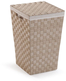 Versa - Wasmand - Polyester Metaal 33 x 52 x 33 cm - Beige