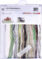Thea Gouverneur - Borduurpakket met telpatroon - 451 - Voorgesorteerde DMC Garens - Koe (vooraanzicht) - Linnen - 60 cm x 45 cm - DIY Kit