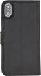 NorthLife - Uitneembare 2-in-1 sleepcover bookcase hoes - Geschikt voor iPhone X / XS - Tiguan Leer Zwart