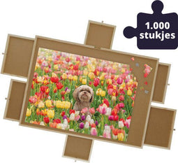 BR-2216 - Puzzelplaat - 6 Lades - Geschikt voor 1000 Stukjes - Natuurlijk