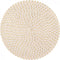 Placemat Rond WIT - GOUD - ˜ 38cm - Set-4