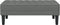 vidaXL - Donkergrijze - Bank - 113x57x39 - cm - Stof