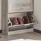 SoBuy FSR137-HG - Schoenenkast - 2 Kleppen - Grijs