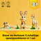 LEGO Creator 3in1 Lief konijn dieren - 31162