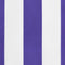 vidaXL - Vervangingsdoek - voor - luifelrok - gestreept - 5 - m - blauw - en - wit