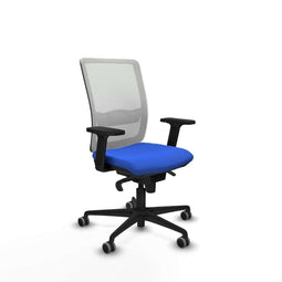 Piqueras y Crespo 2D036G0 - Bureaustoel - Verstelbare hoogte met armleuning - Blauw