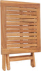 vidaXL - Tuintafel - inklapbaar - 45x45x45 - cm - massief - teakhout