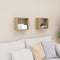 vidaXL - Wandschappen - kubus - 2 - st - 26x15x26 - cm - sonoma - eikenkleurig
