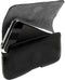 Krusell Hector Medium - Smartphone-accessoire - Glanzend leer met riemclip - Zwart