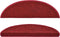 vidaXL - Trapmatten - 10 - st - 56x17x3 - cm - bordeauxrood