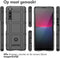 iMoshion Hoesje Geschikt voor Sony Xperia 10 V Hoesje Siliconen - iMoshion Rugged Shield Backcover - Zwart