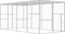 vidaXL - Kattenkooi - 4,5x1,5x1,5 - m - gegalvaniseerd - staal