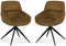 MX Sofa Eetkamer stoel Lake - Curry (set van 2 stoelen)