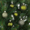 House of Seasons - Kerstballen Set - 42 Stuks - Ø7 cm - Donkergroen (42 stuks)