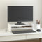 vidaXL - Monitorstandaard - 100x27x15 - cm - massief - grenenhout - zwart