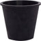 Plantenpotten ø 11cm - hoogte 10cm - Rubber - Zwart - 6 Stuks - Zwart
