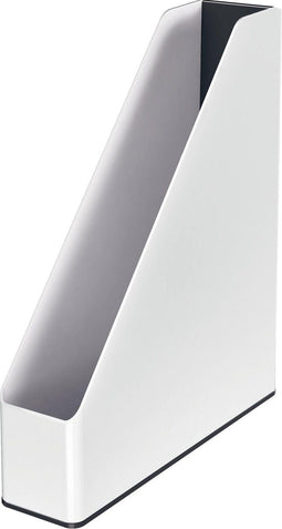 Leitz WOW Tijdschriftencassette Wit/Zwart