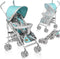 Lionelo Elia - Buggy - Lichte 7kg en Duurzame Kinderwagen - Verstelbare rugleuning - Turquoise