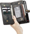 Caseme - Vintage 2 in 1 portemonnee hoes - Geschikt voor Samsung Galaxy S22 Plus / S22+ - Zwart