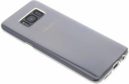 Hoesje Siliconen Geschikt voor Samsung Galaxy S8 - Softcase Backcover smartphone - Transparant