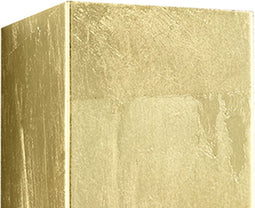 TRIO CLEO - Wandlamp - Goud - Rechthoekig - 15 x 8 cm (excl. 2x GU10 4,5W)