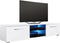 TV meubel TV kast Tenus zonder LED verlichting body wit front hoogglans wit
