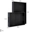 Richmond Interiors Dienblad Blane zwart croco set van 2 (Black)